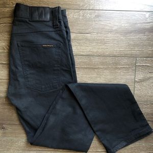 Nudie Jeans Slim Jim 31/32 Dry Black Coated